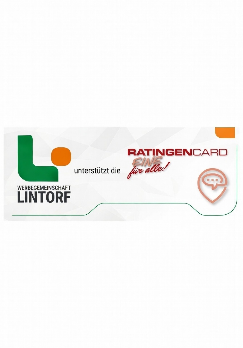 Werbegemeinschaft Lintorf unterstützt die Ratingencard – Eine für alle!